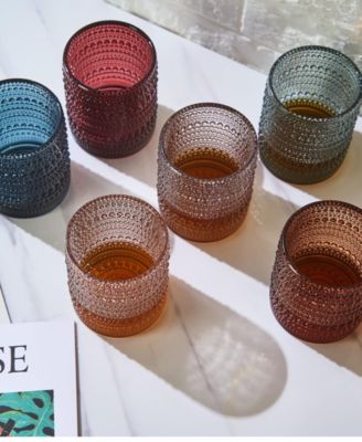 Khen Hobnail Tumbler, Set of 6