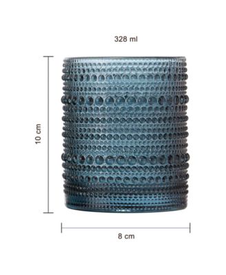 Khen Hobnail Tumbler, Set of 6