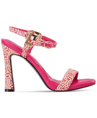 Cybil High-Heel Square-Toe Sandals