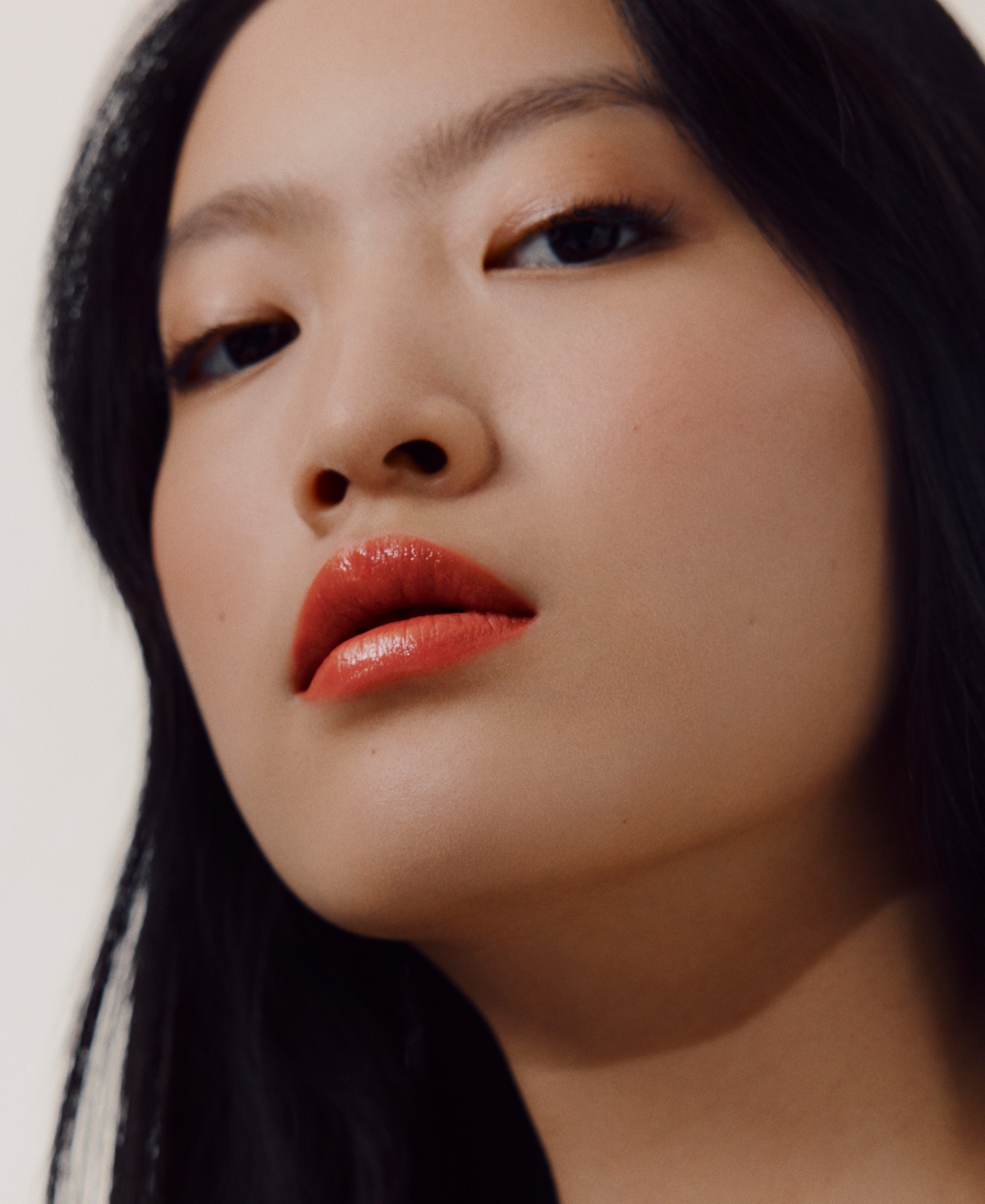 Hermes Rouge  Silky Lipstick Shine In 28 Orange Flash