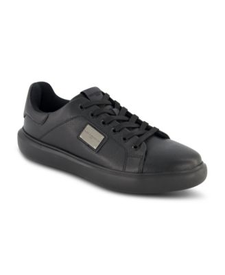 Men's Logo Plate Lace-Up Sneakers