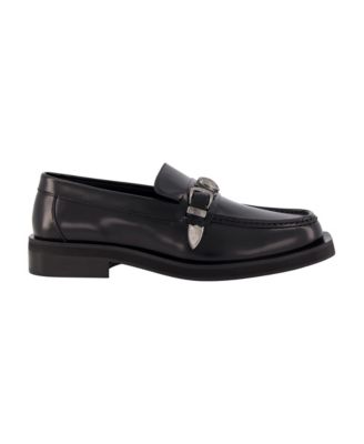 Men's White Label Box Leather Moc Toe Loafers