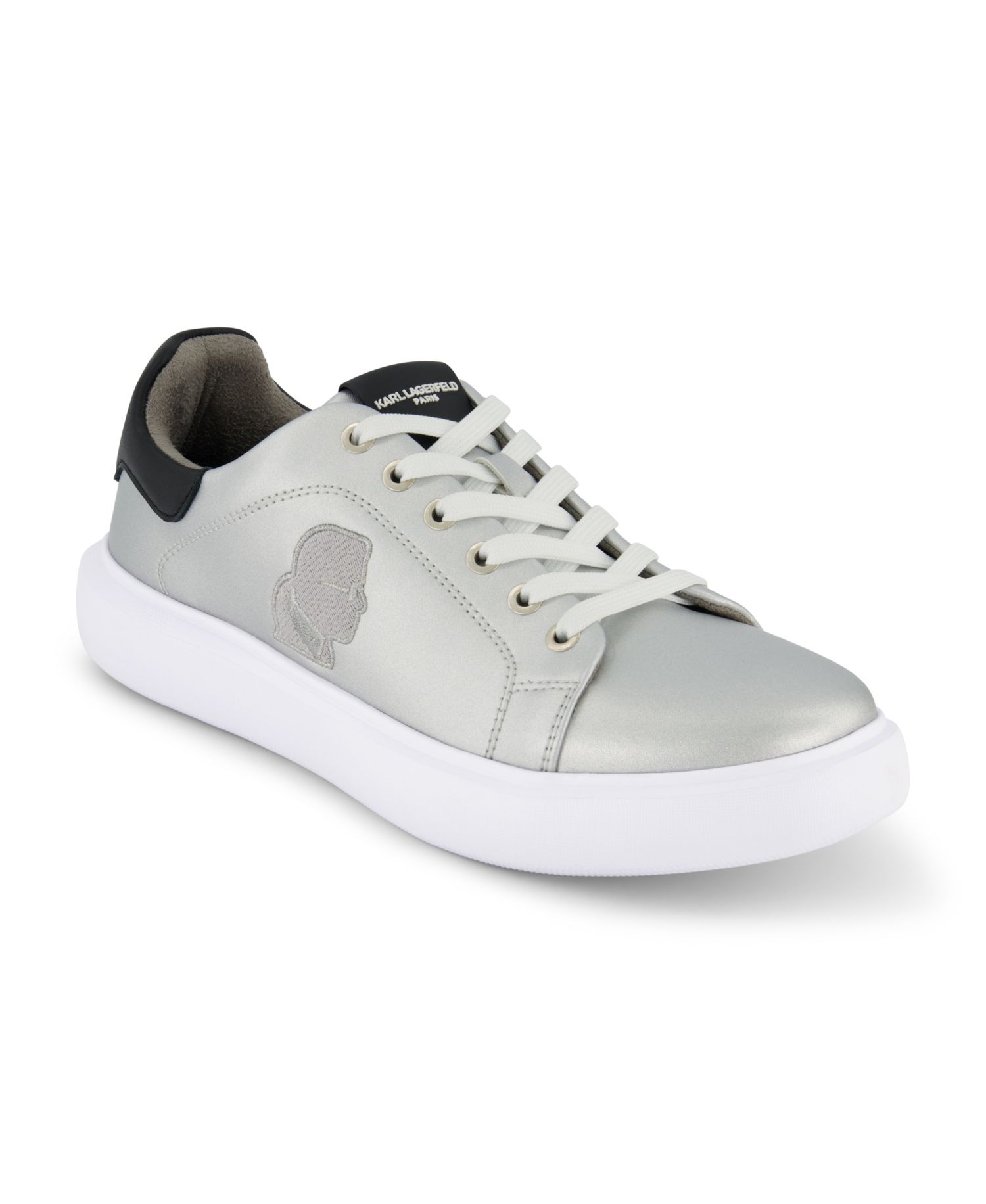 Men's Embroidered Karl Head Profile Sneakers