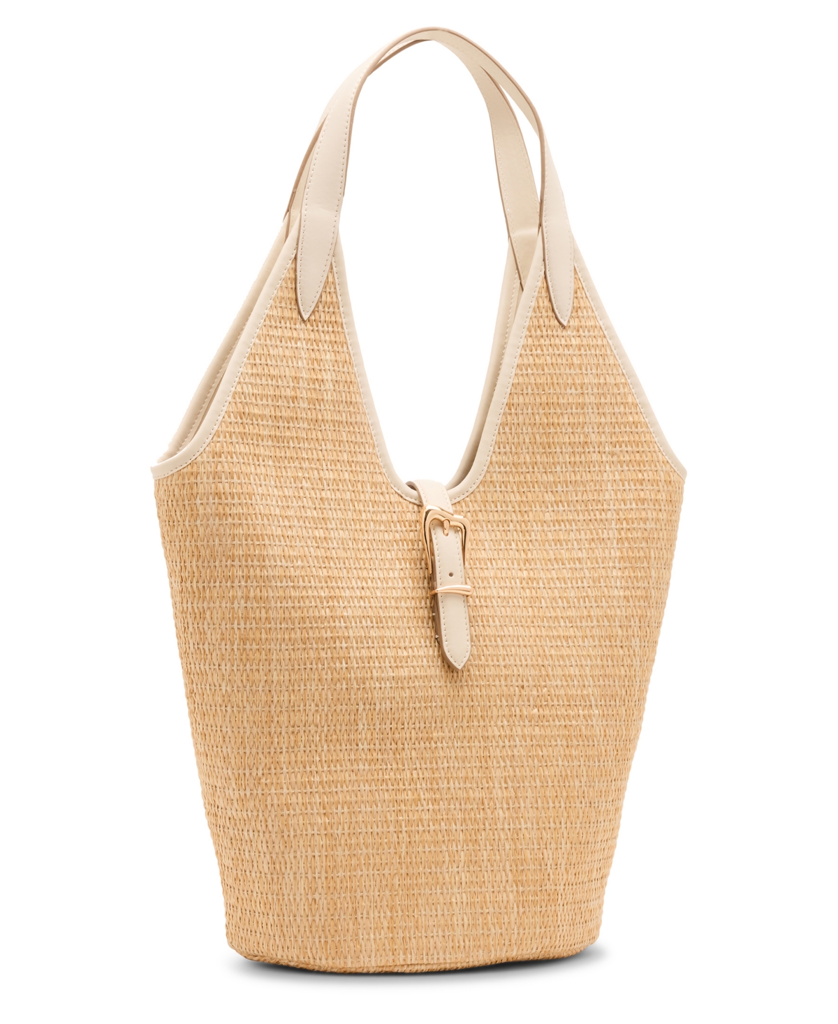 Shop Anne Klein Angular Large Hobo Bag In White