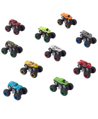 Micro Monster Trucks Playset