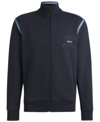 Men's Cotton-Blend Zip-Up Sweatshirt