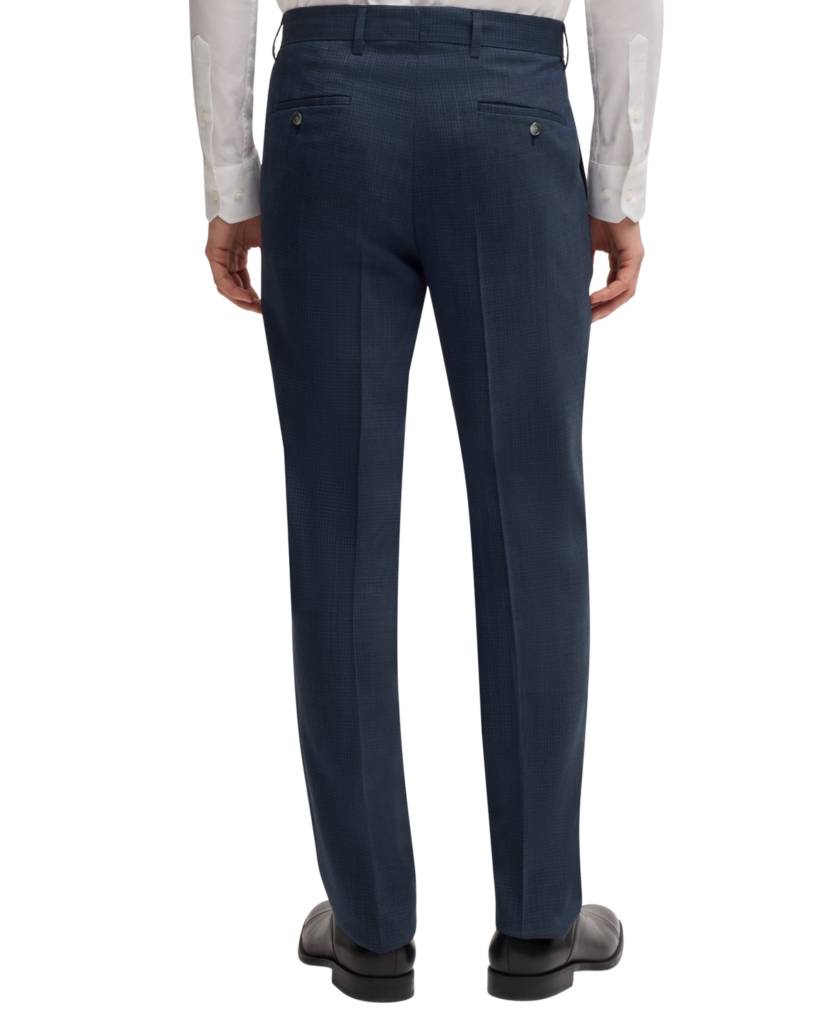 Shop Hugo Boss Boss By  Men's Slim-fit Suit In Dark Blue