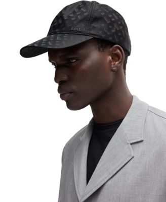 BOSS by Hugo Boss Men's Monogram-Jacquard Cap - Macy's