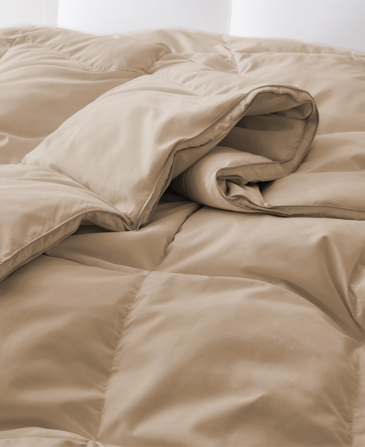 Unikome Medium Warmth Goose Feather Down Fiber Comforter, King