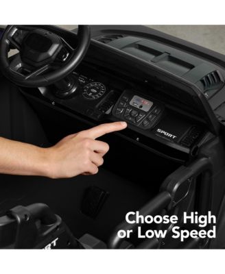 Kids 24V 2-Seater Electric Ride-On Car Truck w/ Parent Control, Bluetooth, LED Lights