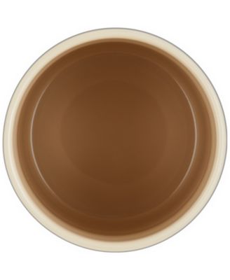 Stoneware Signature Canister with Wood Lid, 26-Oz.