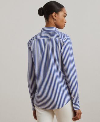 Women's Classic-Fit Striped Broadcloth Shirt