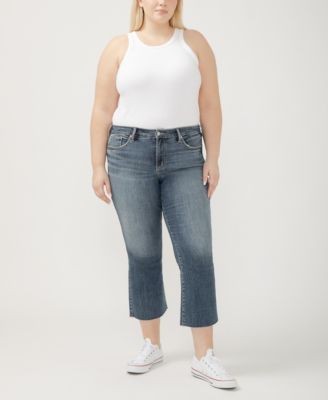 Plus Size Suki Mid Rise Curvy Fit Flare Jeans