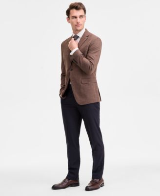 Men's Slim-Fit Techni-Cole Solid Weave Sport Coat
