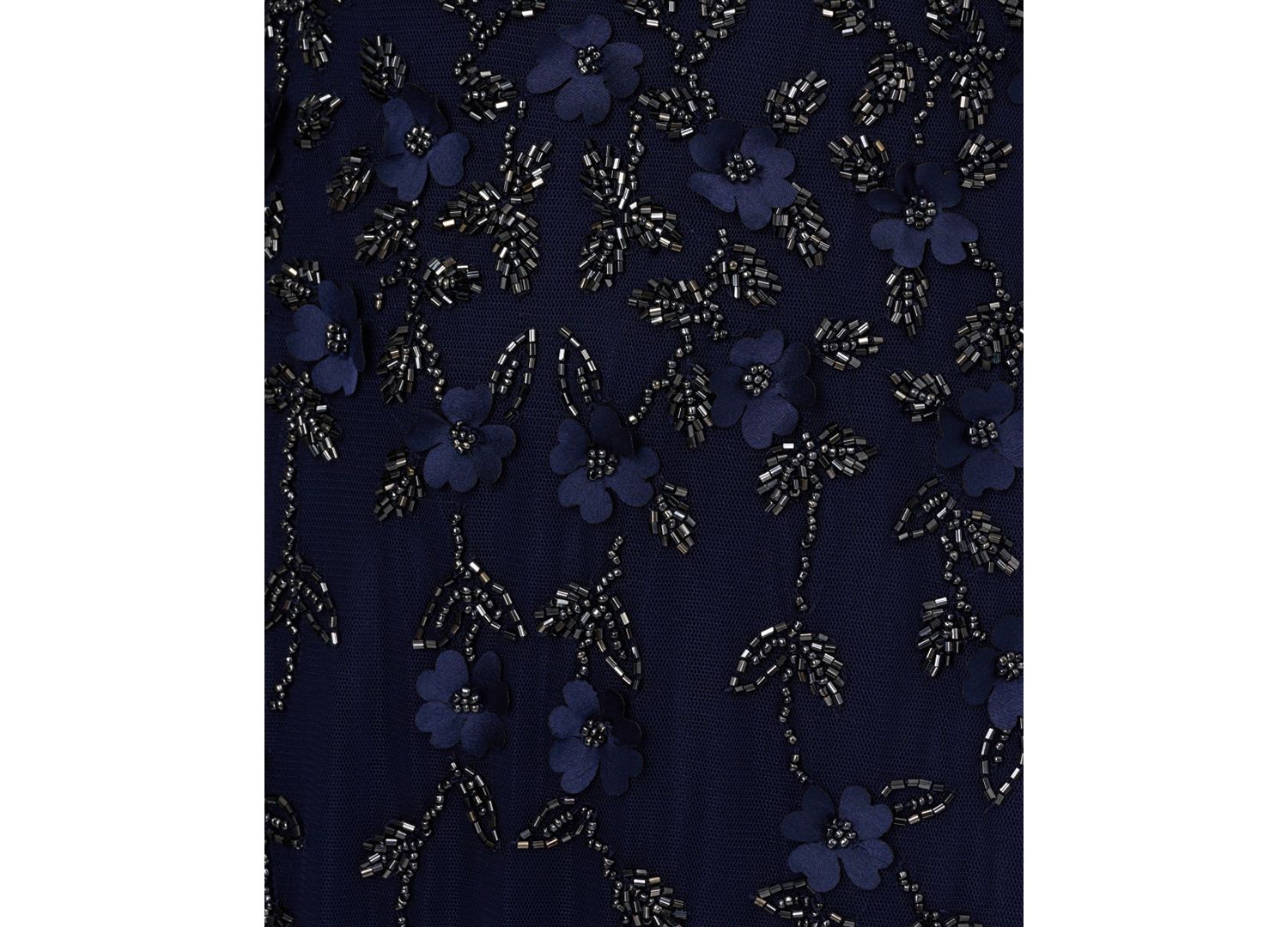 Women's V-Neck Beaded Sleeveless Gown