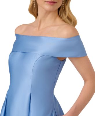 Adrianna Papell Women's Mikado Fit & Flare Dress - Macy's