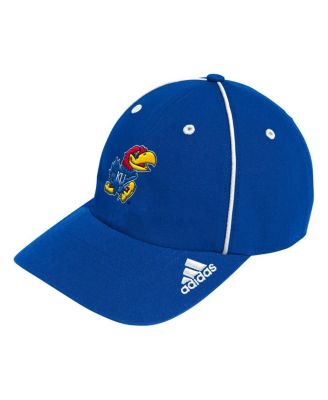 adidas - Men'sRoyal Kansas Jayhawks Locker Room Athlete Pack Slouch Adjustable Hat