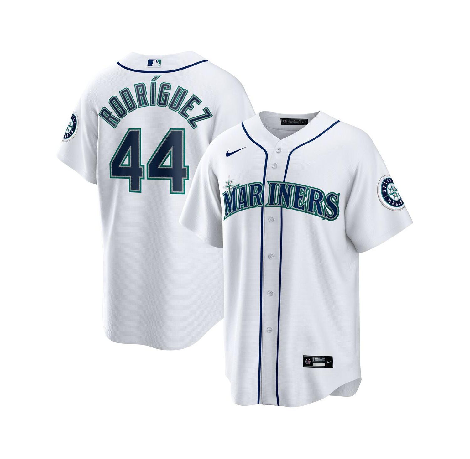 Men's Julio Rodríguez White Seattle Mariners Home Replica Jersey