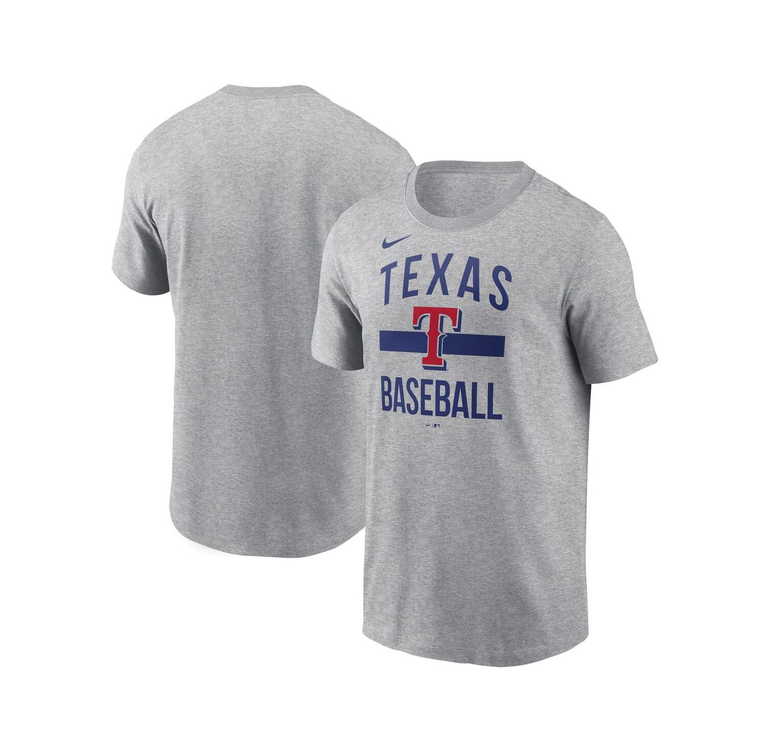 Men's Heather Gray Texas Rangers Arched T-Shirt