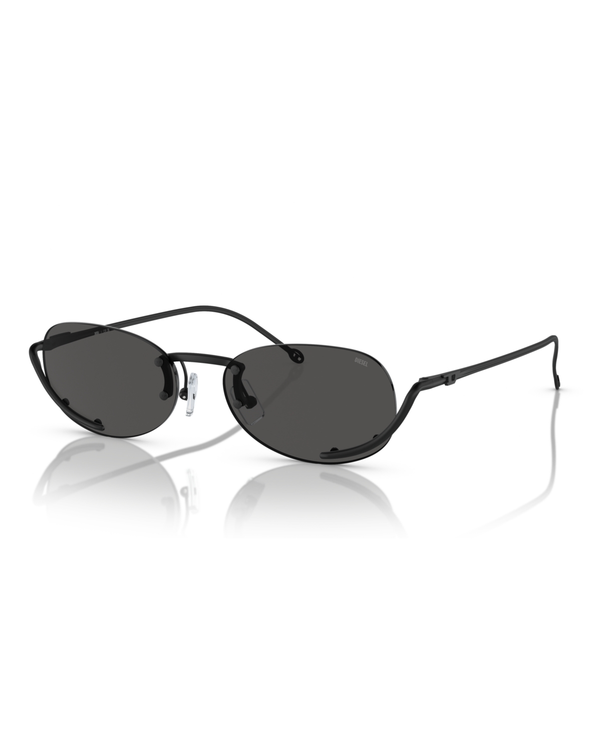 Diesel Unisex Sunglass Dl1004 In Matte Black