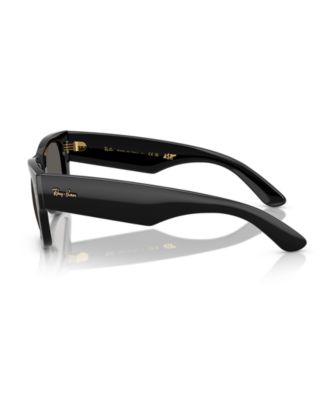 Unisex Mega Wayfarer Blacked Out Collection Sunglasses, RB0840S