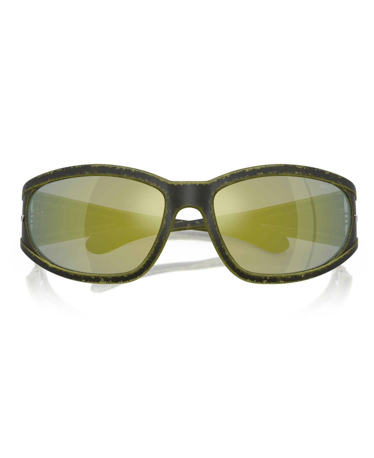 Diesel Unisex Sunglass Dl3002 In Rusty Green Black