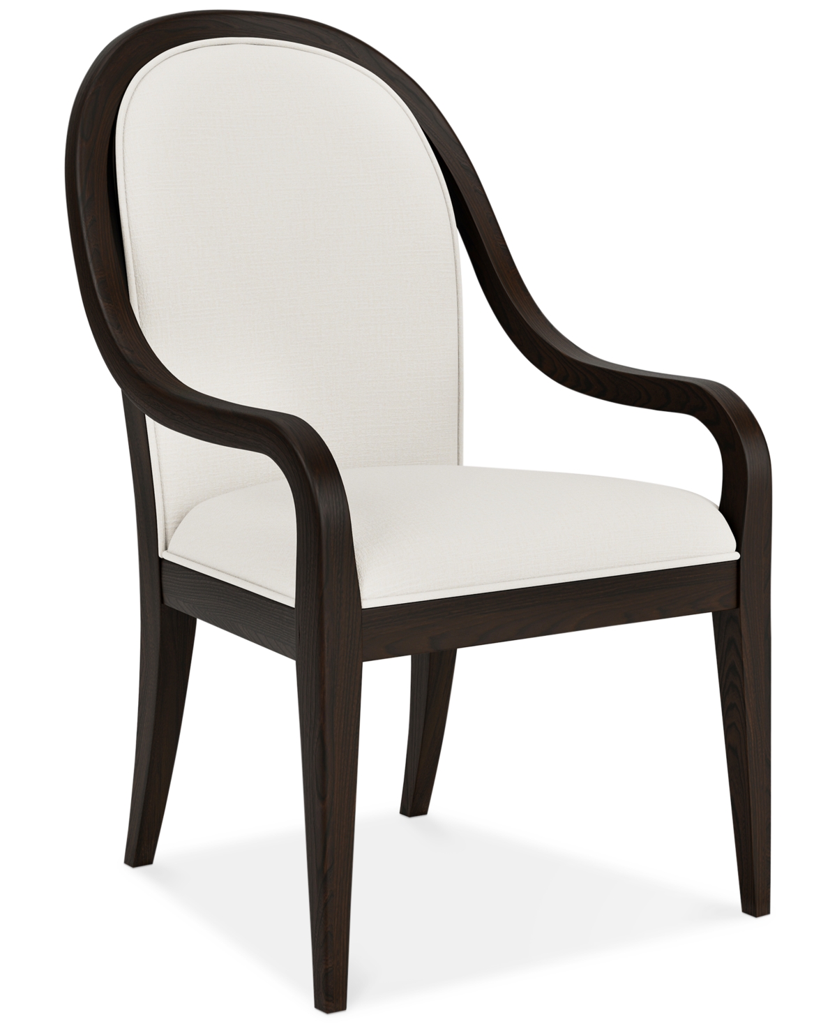 Macy's Mazen 9-pc. Dining Set (table, 6 Curved Side Chairs & 2 Arm Chairs) In Dark Brown