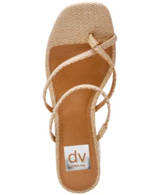 Lumena Strappy Slide Block-Heel Sandals