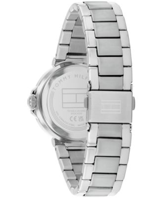 Women's Quartz Silver-Tone Stainless Steel Bracelet Watch, 34mm