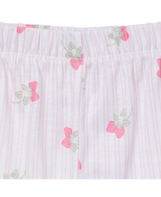 Toddler Girls 2-Piece Button Up Pajama Set, Berries