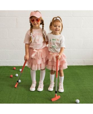 Toddler Girls Coquette Golf Short Sleeve T-Shirt