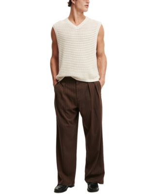Men's Super Baggy Pleated Pants