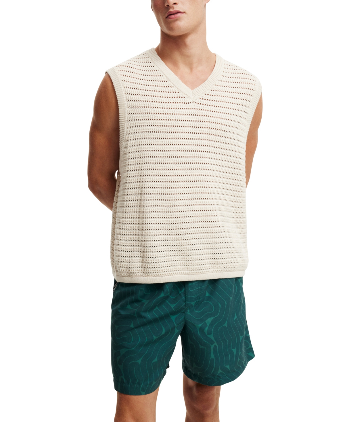Shop Cotton On Men's Baggy Fit Shorts In Green,tylah Saunders