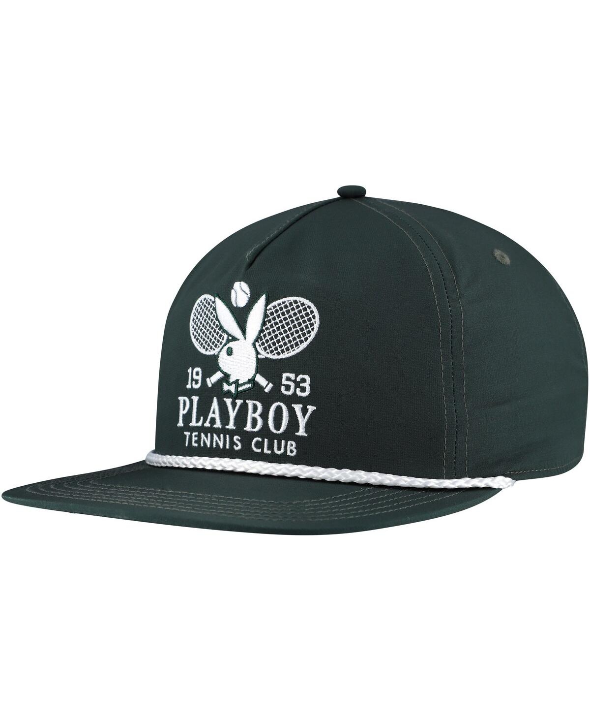 Men's Forest Green Playboy Tennis Club Golf Adjustable Hat - Forest Green