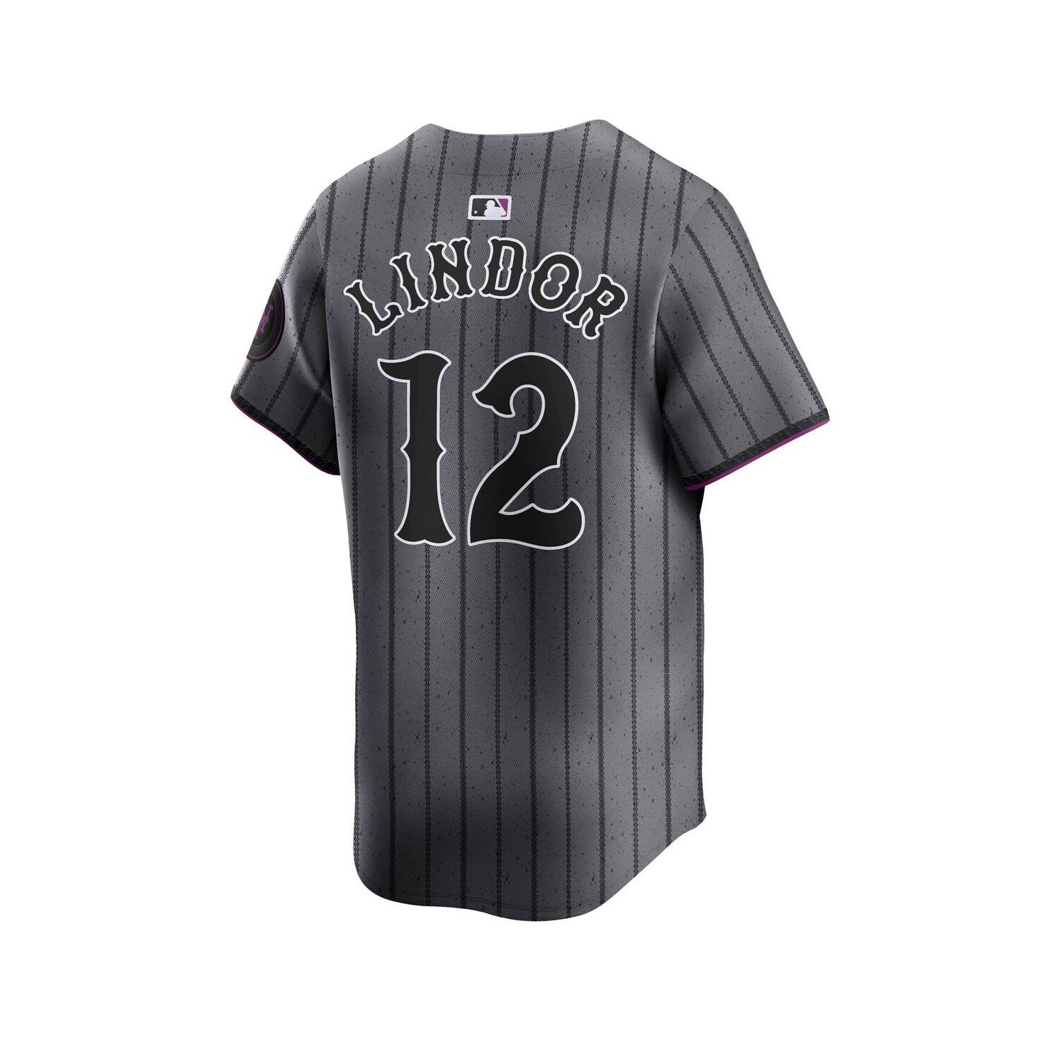 Men's Francisco Lindor Gray New York Mets City Connect Limited Player Jersey