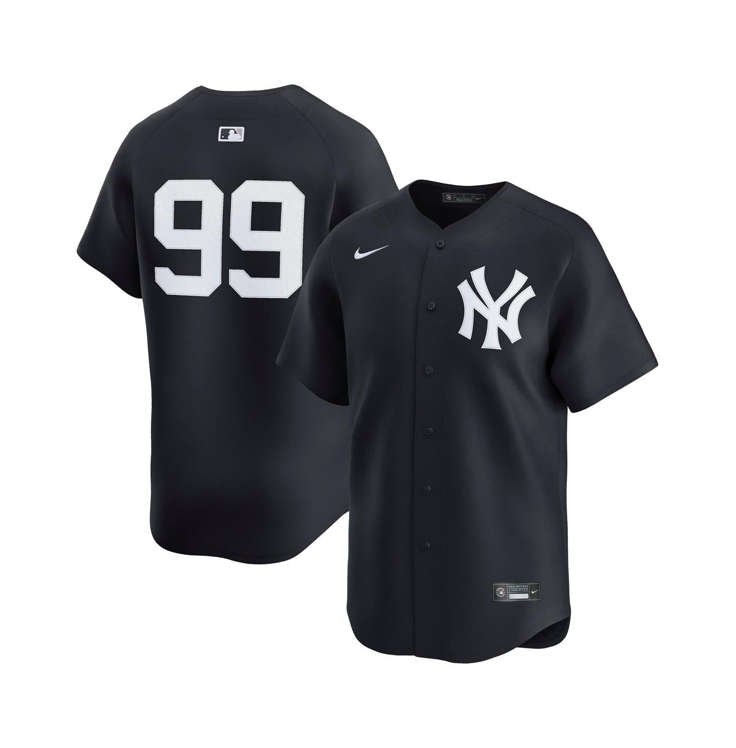 Мужской топ Nike Aaron Judge Navy New York Yankees Alternate Limited Player Jersey — фото 1