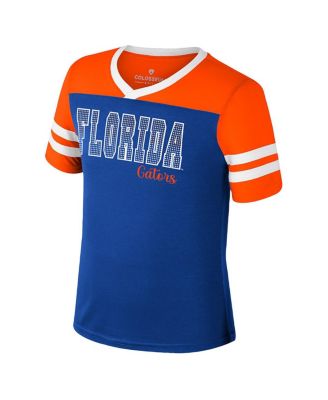 Big Girls Royal Florida Gators Space Opera T-Shirt