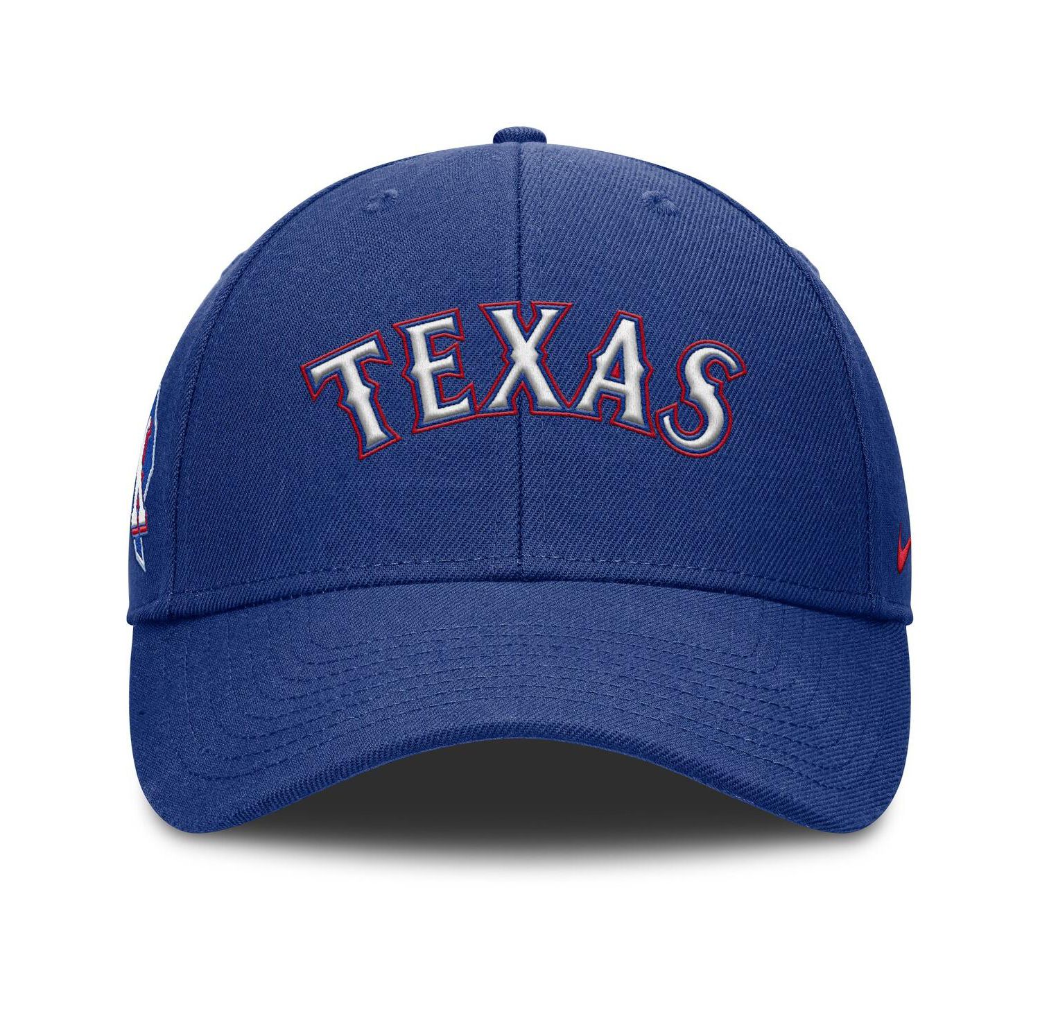 Men's Royal Texas Rangers Rise Gaberdine Adjustable Hat