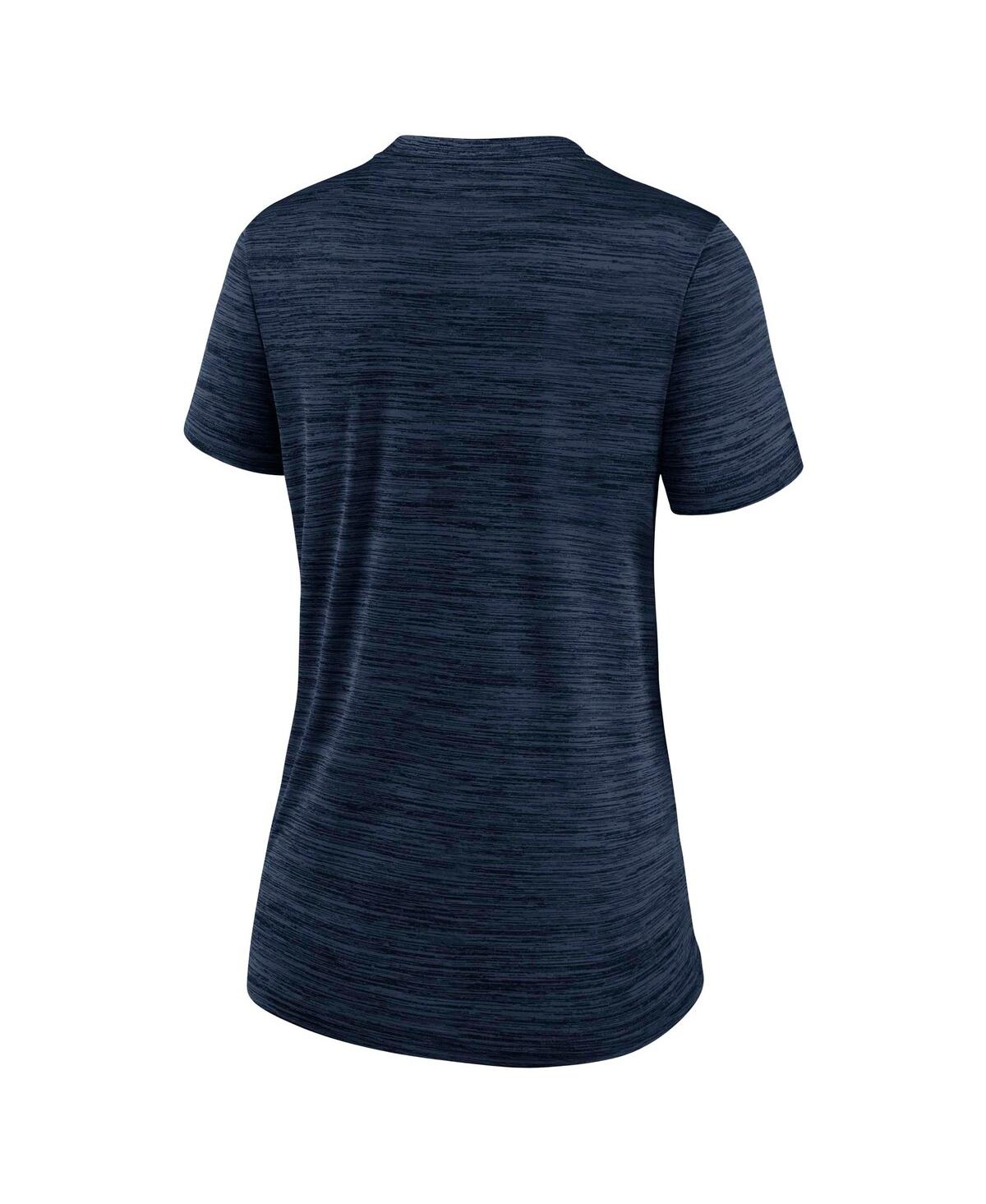 Nike Women's Navy Texas Rangers Authentic Collection City Connect Velocity Performance T-shirt In Navy