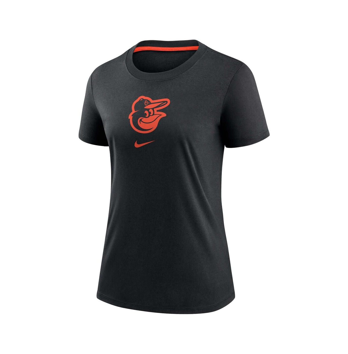 Женская футболка Nike Black Baltimore Orioles Authentic Collection Early Work Tri-Blend — фото 3