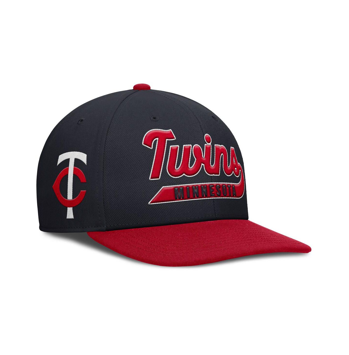 Мужская кепка Nike Navy/Red Minnesota Twins Pro Performance Snapback Hat — фото 1