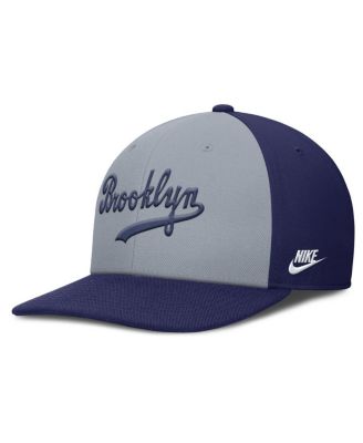 Men's Gray/Royal Brooklyn Dodgers Cooperstown Collection Pro Performance Snapback Hat