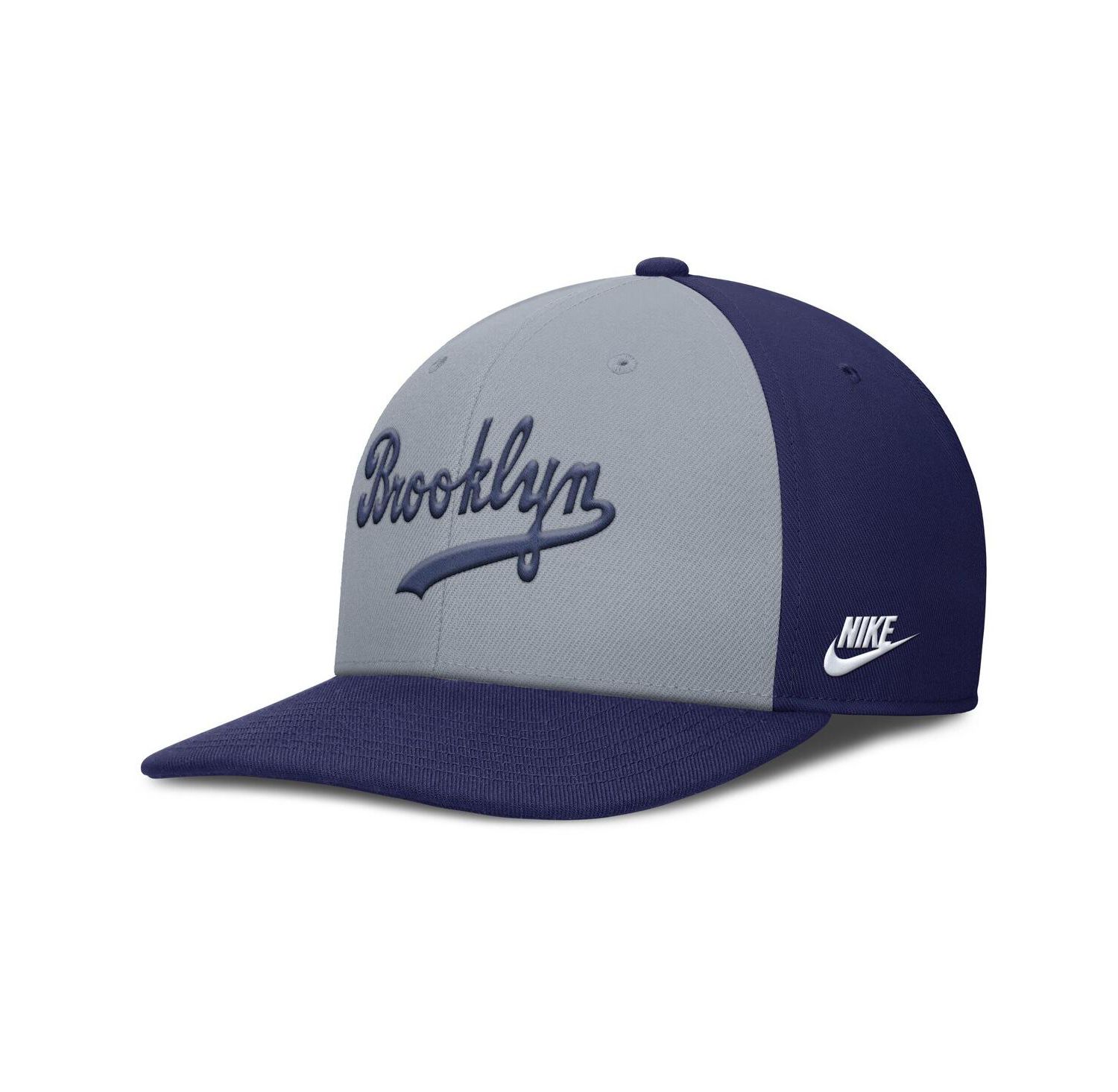 Men's Gray/Royal Brooklyn Dodgers Cooperstown Collection Pro Performance Snapback Hat