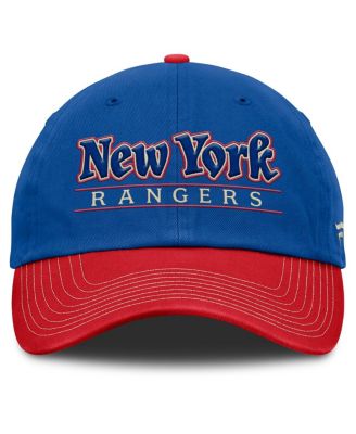 Men's Blue/Red New York Rangers Heritage Home Ice Two-Tone Adjustable Hat