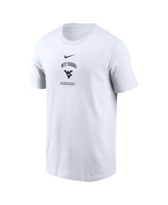 Men's White West Virginia Mountaineers On-Court Basketball T-Shirt