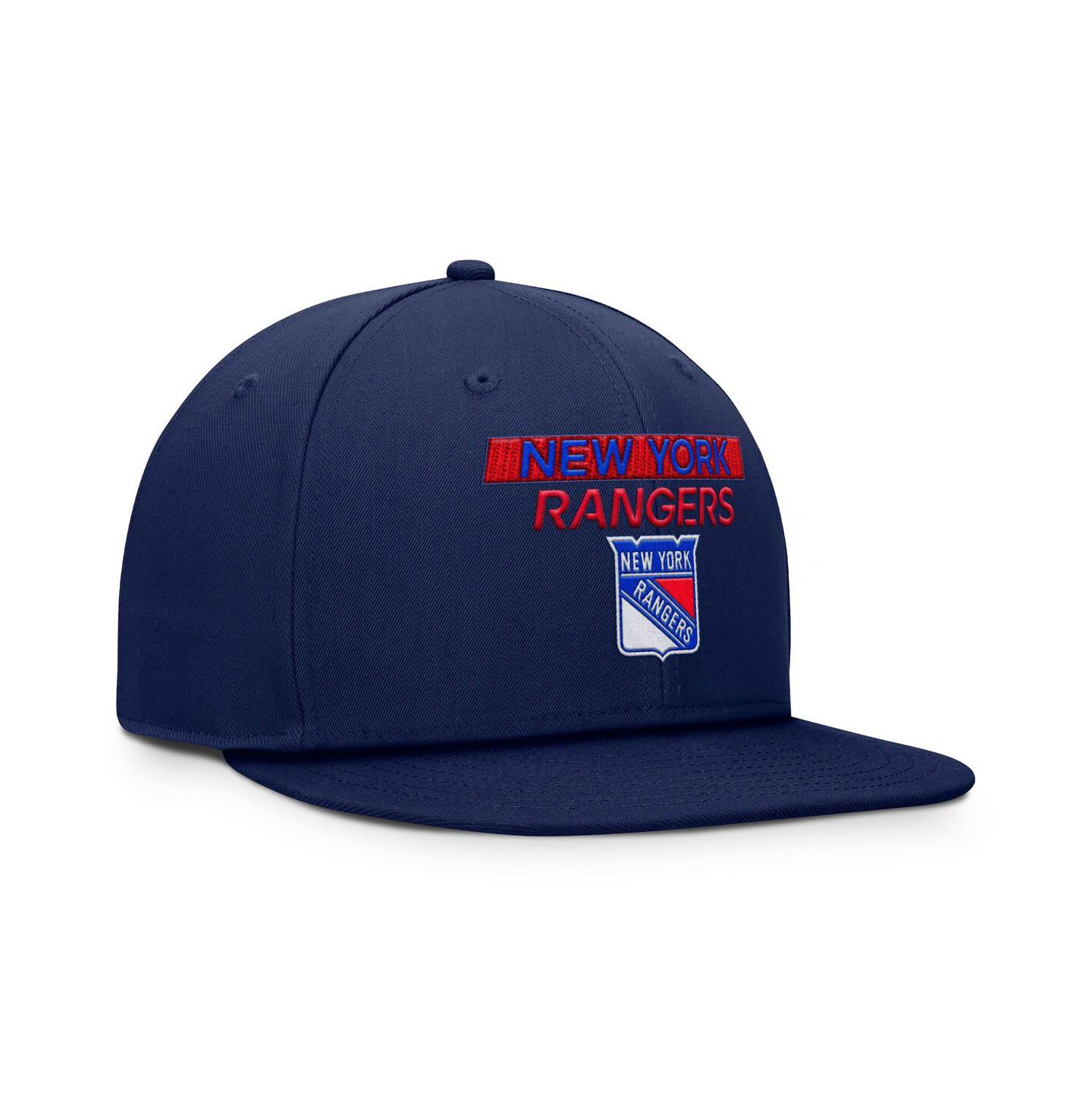 Мужская кепка Fanatics Navy New York Rangers Authentic Pro Prime Snapback Hat — фото 3