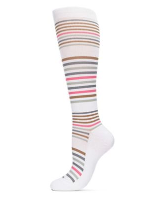 Women's Classic Stripes 8-15mmHg Graduated Compression Socks MFY06346