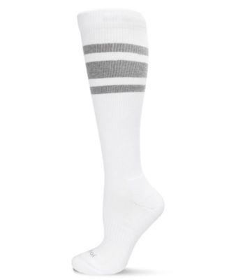 Women's Unisex Knee High Cotton Blend 15-20mmHg Graduated Compression Socks WFC1520-1101	