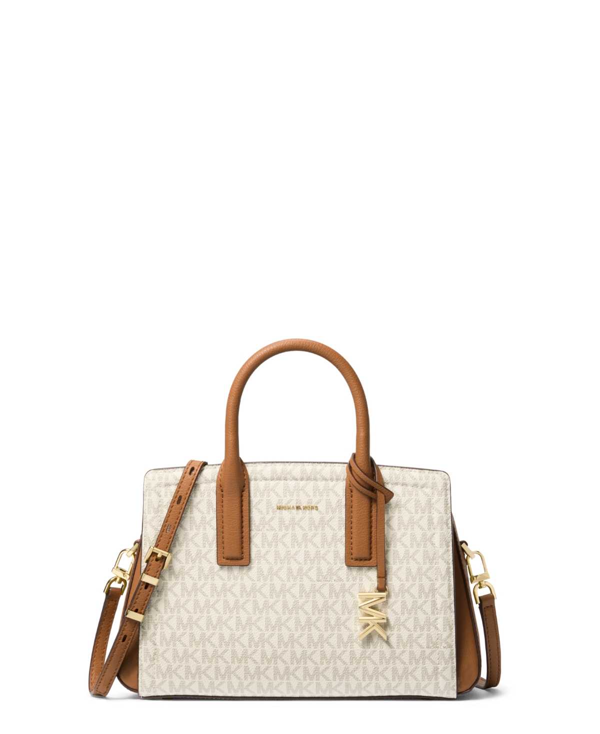Michael Kors Michael  Laila Small Crossbody Satchel In Vanilla,acorn