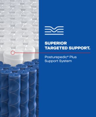 Posturepedic Kersall 14" Medium Tight Top Mattress Set - Queen Split